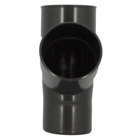 Culotte esthétique TECHTAN®, 67°30, Mâle-femelle, descente de gouttière Ø 100, graphite