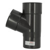 Culotte esthétique TECHTAN®, 67°30, Mâle-femelle, descente de gouttière Ø 100, graphite
