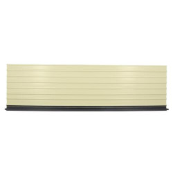 Bandeau cellulaire BELRIV®Tradi, à clouer, épaisseur 10 mm, H. 200 mm, anthracit