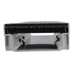 Caniveau bas l=0.5m en PVC avec grill. piscine anthracite