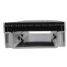 Caniveau bas l=0.5m en PVC avec grill. piscine anthracite