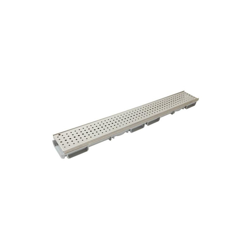 1m can773 bas l.130 feui.inox gr perforee a15 inox