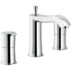 Mitigeur lavabo 3 trous avc vidage SOFÌ chromé