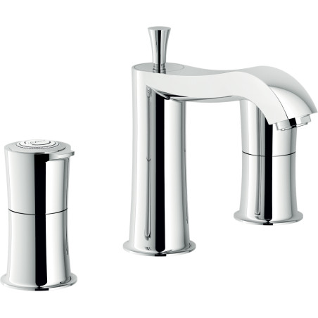 Mitigeur lavabo 3 trous avc vidage SOFÌ chromé