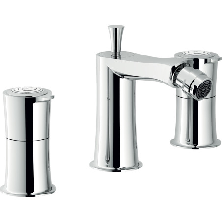 Mitigeur bidet 3 trous avec vidage SOFÌ chromé