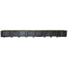 Caniveau haut CONNECTO® avec 2 grilles fonte, classe B125, l. 100 int./130 ext