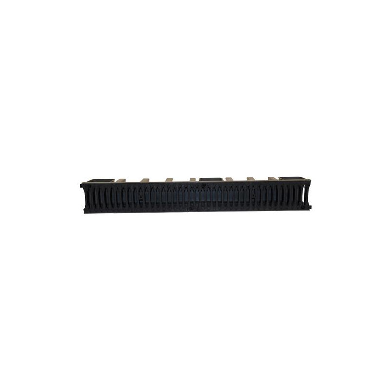 Caniveau haut 1m avec 2 grilles gr77k