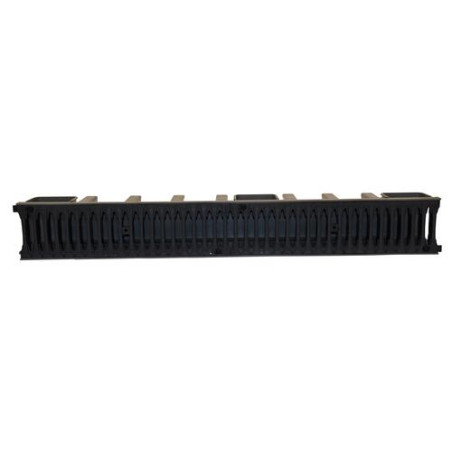 Caniveau haut 1m avec 2 grilles gr77k