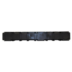 Caniveau haut CONNECTO®, 2 grilles composite, classe B125, l. 100 int./130 ext