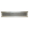 Caniveau CONNECTO® noir, l. extérieure 200, L. 1 m, grille passerelle inox, A15