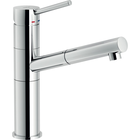 Mitigeur évier avec douchette extractible SNOW