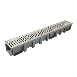 1m caniveau larg.130 inox heel a15 inox