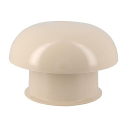 Chapeau ventilation s/moustiquaire Ø100 sable
