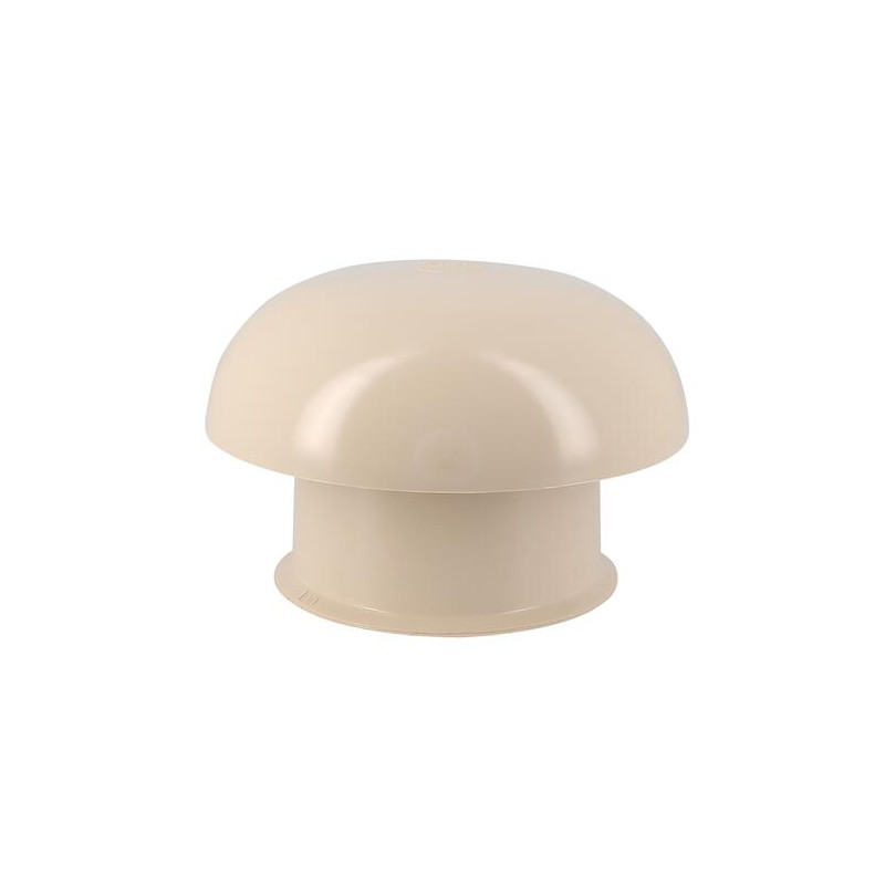 Chapeau ventilation s/moustiquaire Ø100 sable