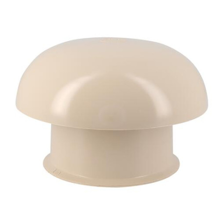 Chapeau ventilation s/moustiquaire Ø100 sable