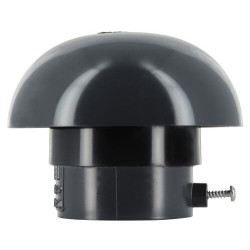 Chapeau ventilation cuve a mazout moustiquaire anthracite