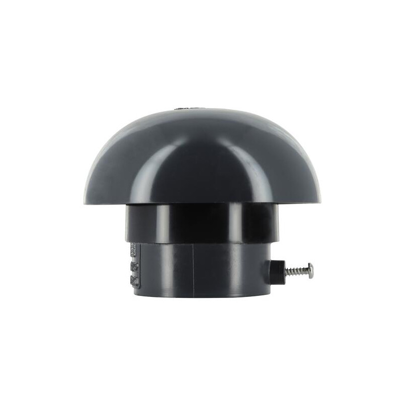 Chapeau ventilation cuve a mazout moustiquaire anthracite