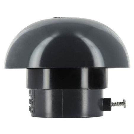Chapeau ventilation cuve a mazout moustiquaire anthracite