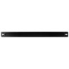 Cache mortaise 235x15 noir