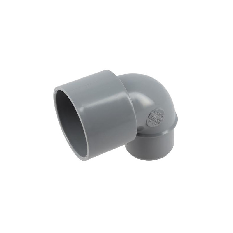 Coude raccord.multi-materiaux mâle-femelle 90° Ø50/40