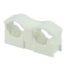Collier de fixation COLLCLIP®, pour Multicouche, cuivre, PER, en PVC blanc