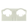 Collier de fixation COLLCLIP®, pour Multicouche, cuivre, PER, en PVC blanc