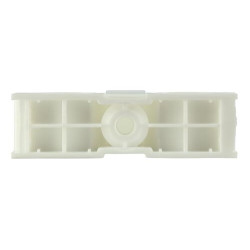 Collier de fixation COLLCLIP®, pour Multicouche, cuivre, PER, en PVC blanc