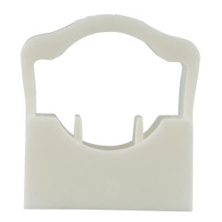 Collier de fixation COLLCLIP®, pour Multicouche, cuivre, PER, en PVC blanc - réf. CLIP1222B