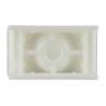 Collier de fixation COLLCLIP®, pour Multicouche, cuivre, PER, en PVC blanc - réf. CLIP1222B