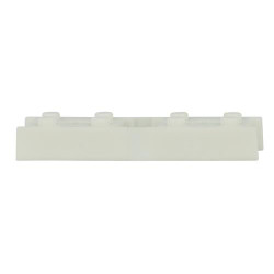 Câle pour collier de fixation simple et double COLLCLIP®, en PVC blanc