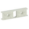 Câle pour collier de fixation simple et double COLLCLIP®, en PVC blanc