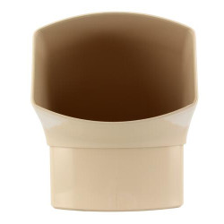 Coude OVATION® en TECHTAN®, Mâle-femelle à 67°30, pour tube ovoïde 105x76, LG38, sable