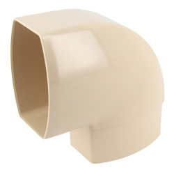 Coude OVATION® en TECHTAN®, Mâle-femelle à 90°, pour tube ovoïde 105x76, LG38, sable