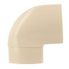 Coude OVATION® en TECHTAN®, Mâle-femelle à 90°, pour tube ovoïde 105x76, LG38, sable