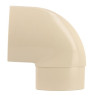 Coude OVATION® en TECHTAN®, Mâle-femelle à 90°, pour tube ovoïde 105x76, LG38, sable