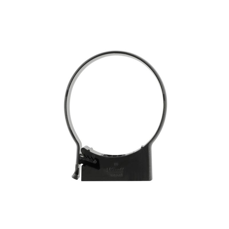 Collier esthétique à clipser en TECHTAN®, pour tube de descente Ø 80, graphite