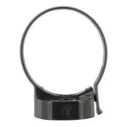 Collier esthétique à clipser en TECHTAN®, pour tube de descente Ø 80, graphite