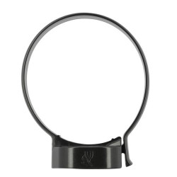 Collier esthétique à clipser en TECHTAN®, pour tube de descente Ø100, gaphite