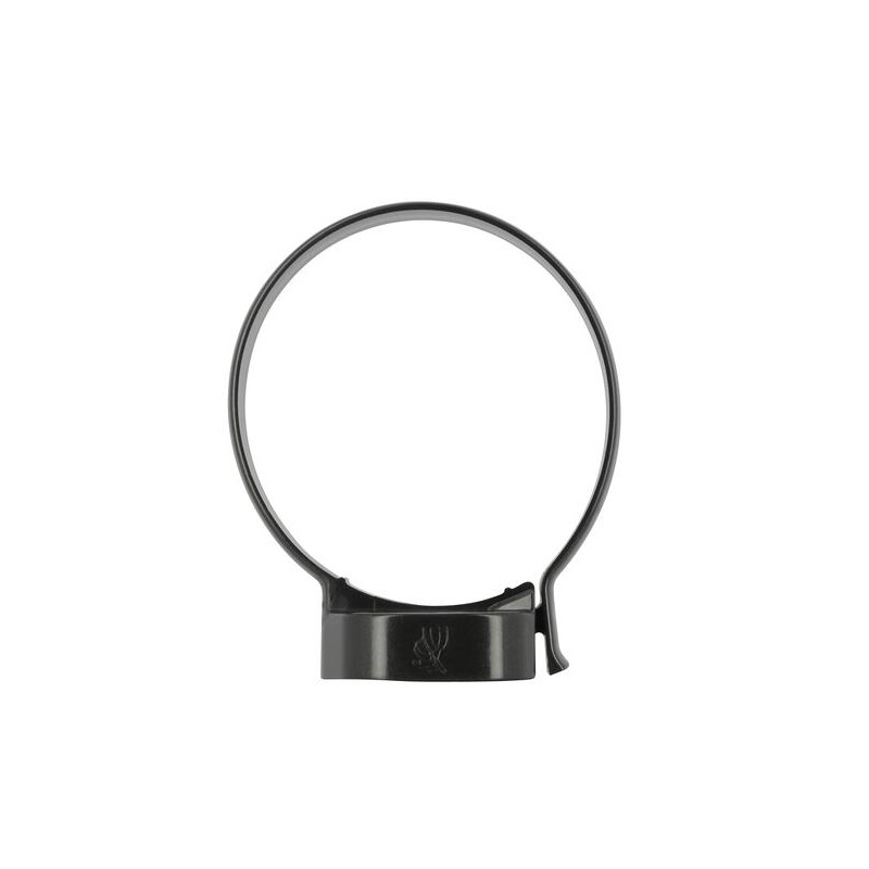 Collier esthétique à clipser en TECHTAN®, pour tube de descente Ø100, gaphite