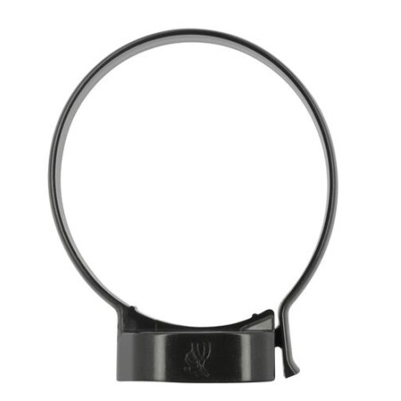 Collier esthétique à clipser en TECHTAN®, pour tube de descente Ø100, gaphite