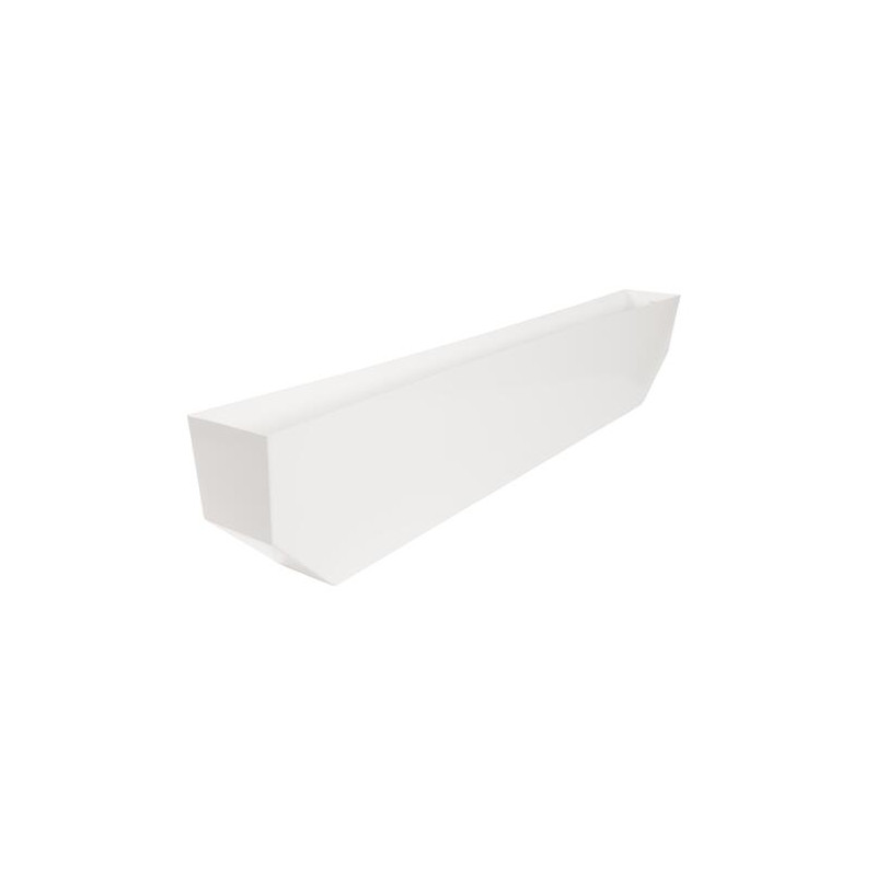 10 cms longueur 120 cms blanc