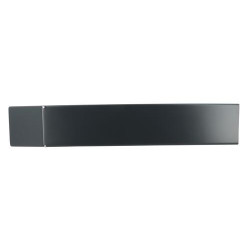 Cache panne larg. 8 cm long. 50 cm anthracite