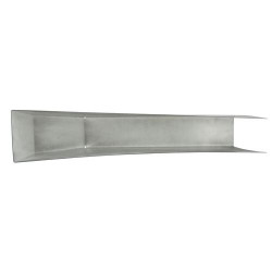 Cache panne larg. 8 cm long. 50 cm anthracite