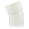Coude simple mâle-femelle 20° Ø100 blanc