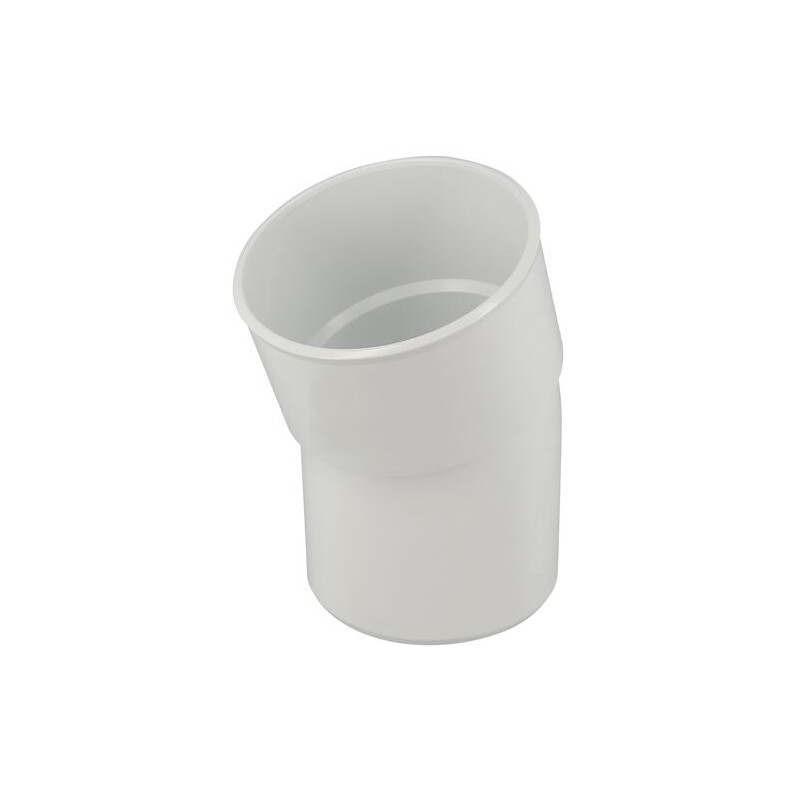 Coude mâle-femelle 20° Ø100 blanc