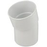 Coude mâle-femelle 20° Ø100 blanc