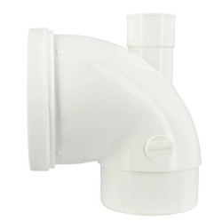 Pipe wc cw33 avec piquage Ø40 axe