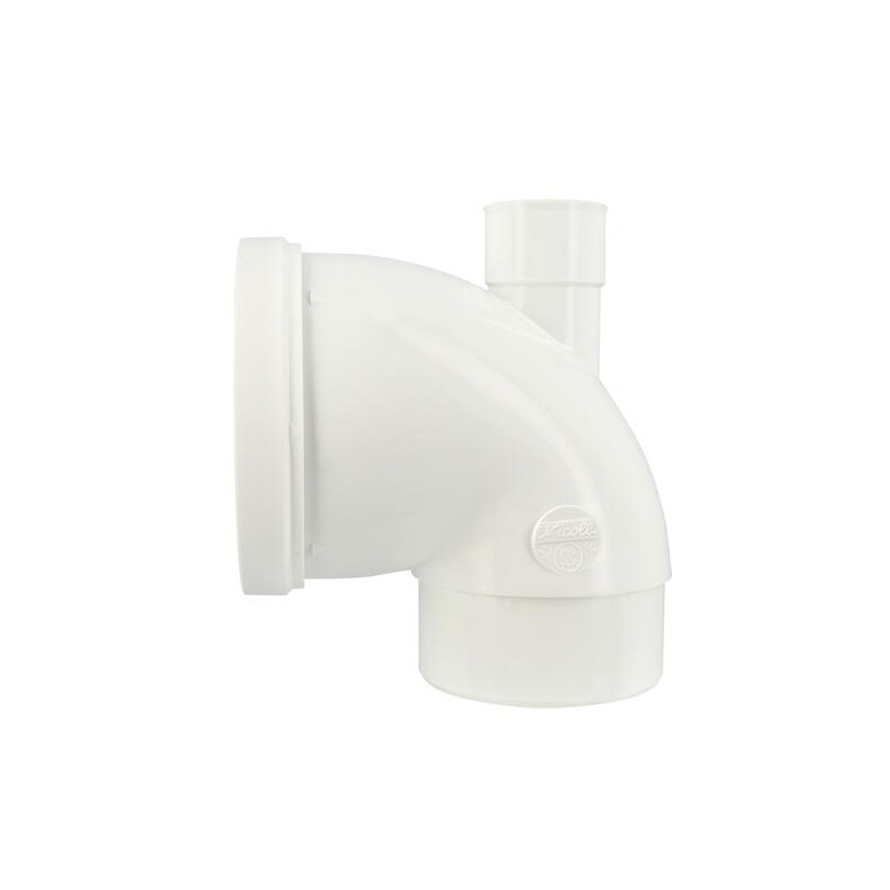 Pipe wc cw33 avec piquage Ø40 axe