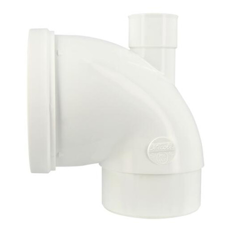 Pipe wc cw33 avec piquage Ø40 axe