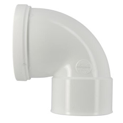 Pipe courte wc 90° Ø100f à joint 85/107 vrac